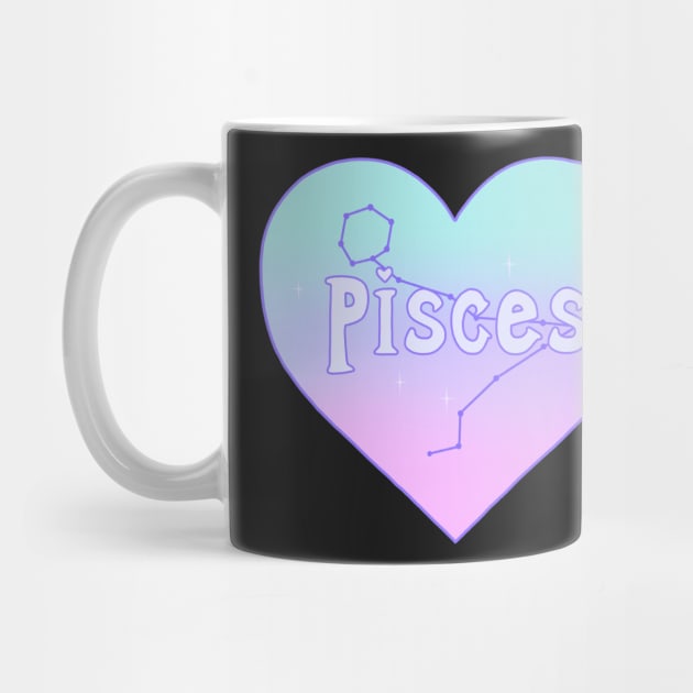Pisces Constellation Heart by novembersgirl